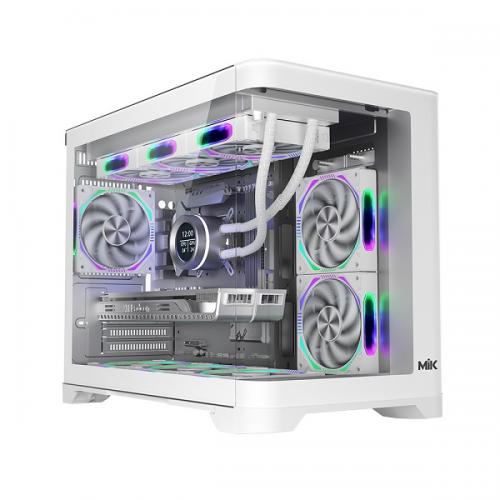 Vỏ Case MIK Focalors M White - Màu Trắng - Không kèm FAN